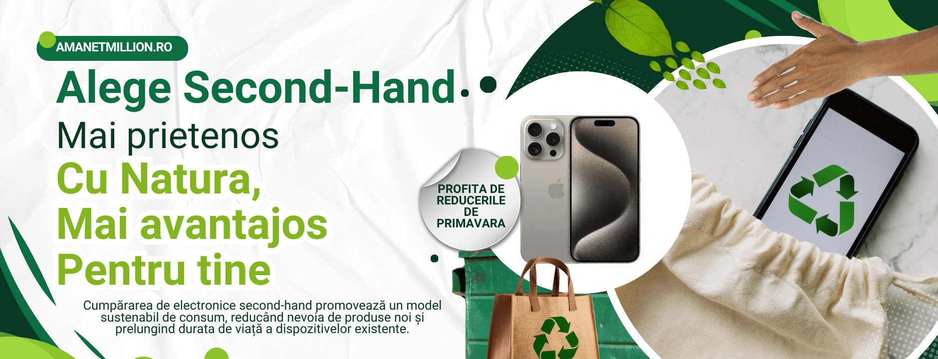 Sustenabilitatea incepe cu un click: Alege gadgeturi second-hand!